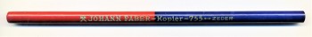 Красно-синий карандаш Iohann Faber «Ror-Blau Kopier» и «Kopier » №755 Zeder (второй экз.)